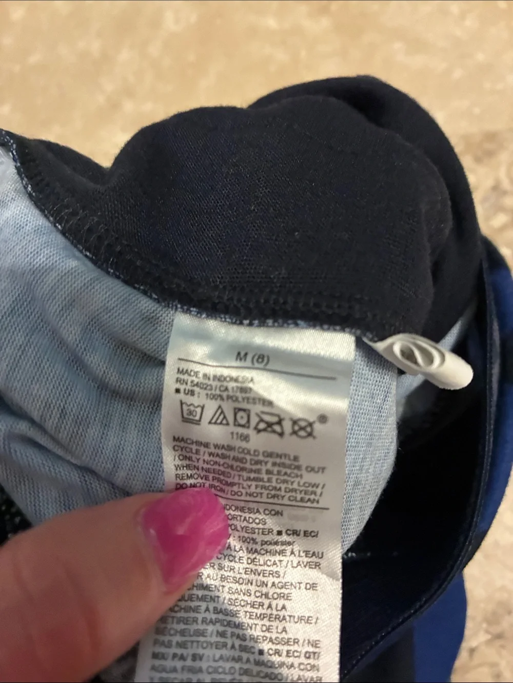Old Navy Blue and Black Checkered Kids Pajama Pants
